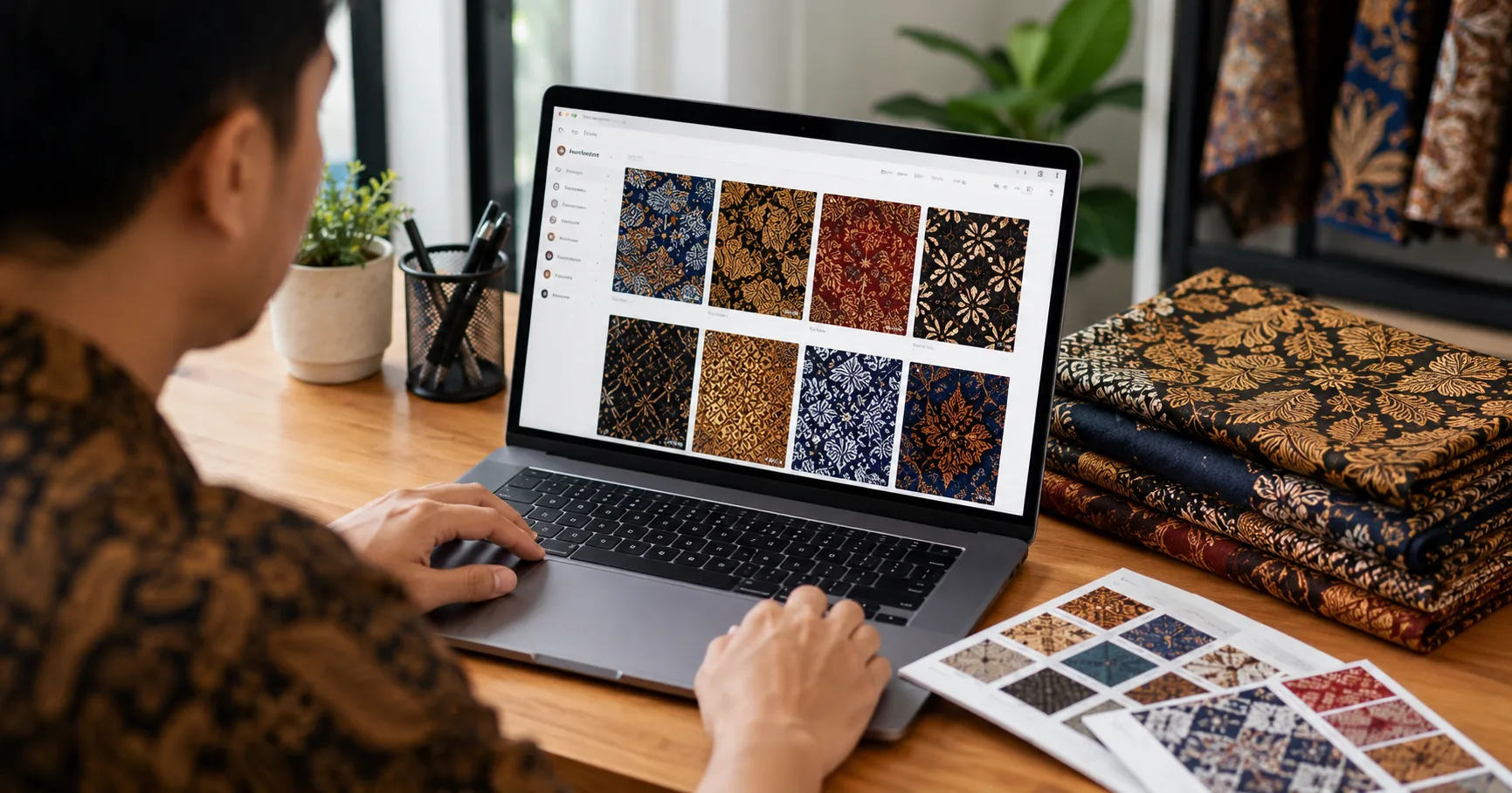Cara Order Jasa Print Batik Custom Online