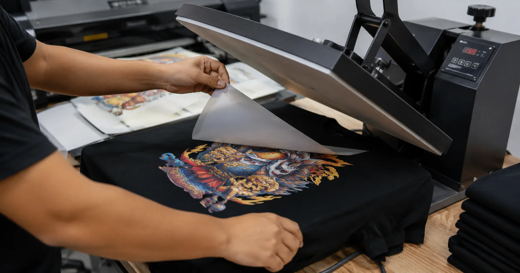 Jasa Print DTF Custom Kaos Satuan Termurah
