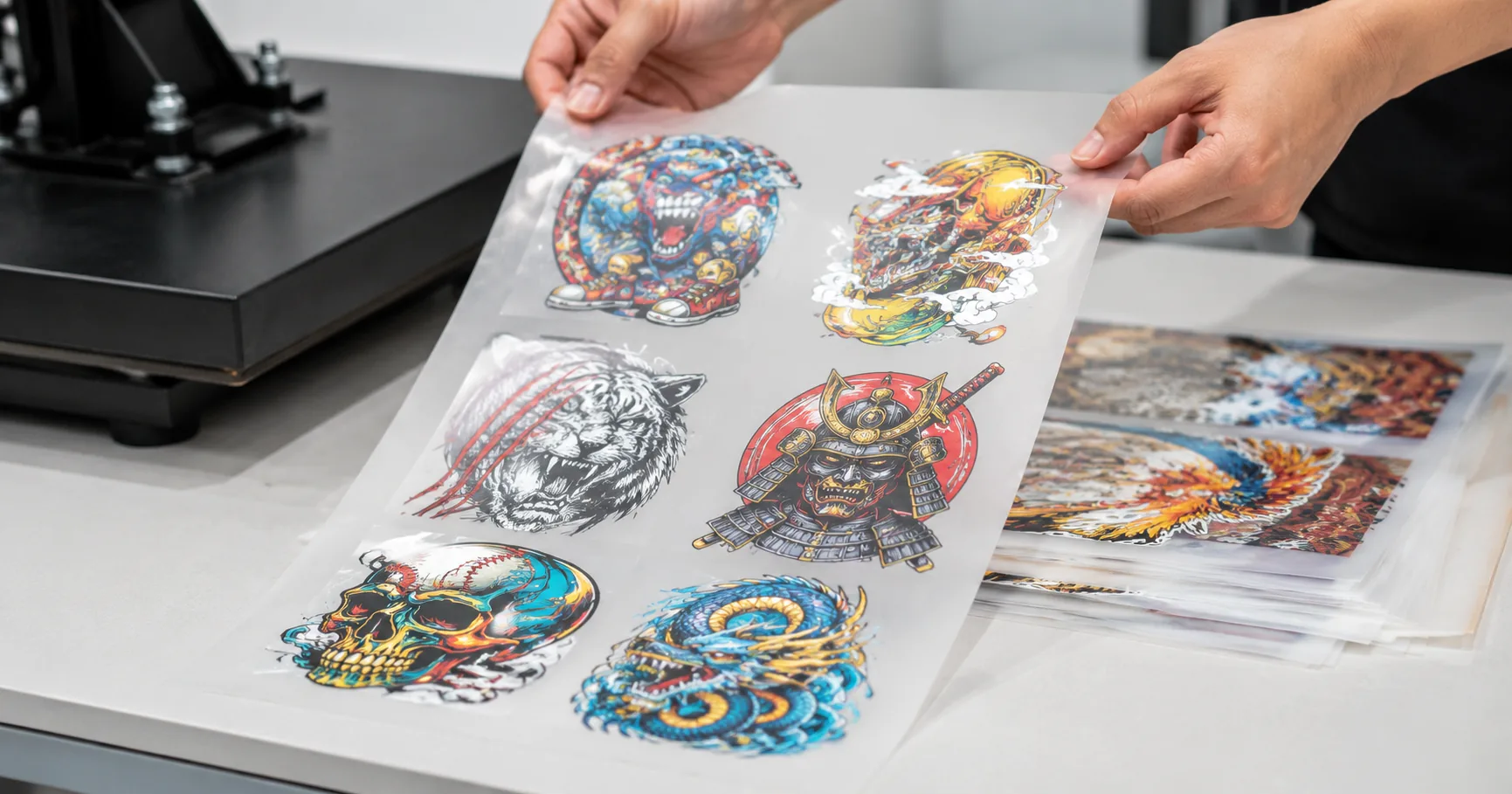 Jasa Print DTF Stiker & Transfer Kain Cepat
