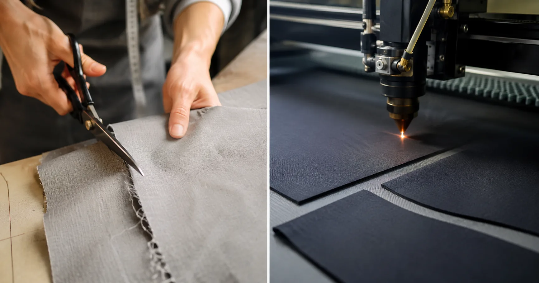 Laser Cutting Kain vs Gunting Manual, Mana Lebih Rapi?