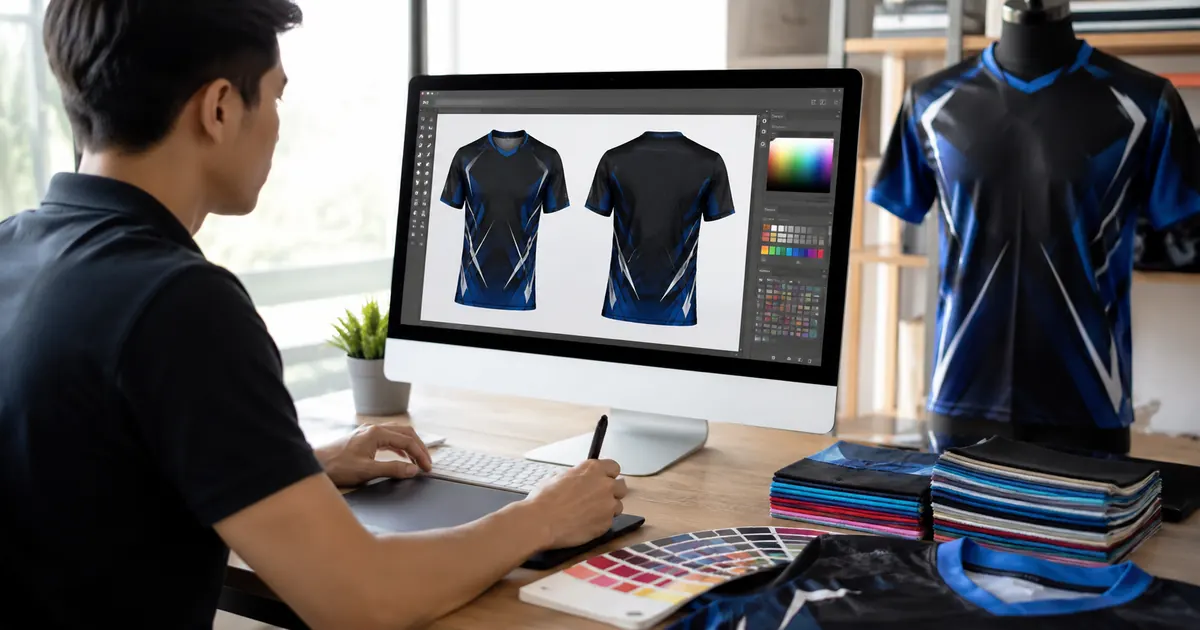 Tips Desain Jersey Printing Custom Anti Gagal